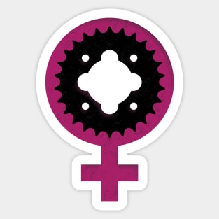 Chain Ring Girl Power 5 Sticker